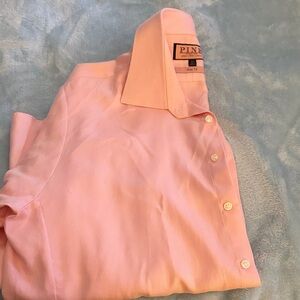 Thomas Pink Light Pink Slim Fit Shirt